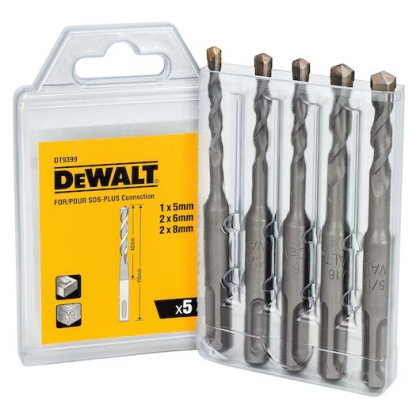 Комплект свредла за бетон DeWALT DT9399, 5-8 мм, 5 бр.