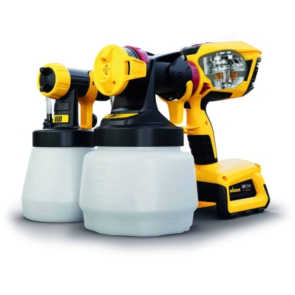 Акумулаторен пистолет за боядисване на латекс и блажни бои Wagner W600 Flexio, 18 V, без батерии и зарядно устройство