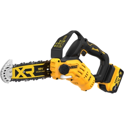 Акумулаторна резачка за дърва DeWALT DCMPS520P1-QW, 18 V, 5 Ah, 20 см