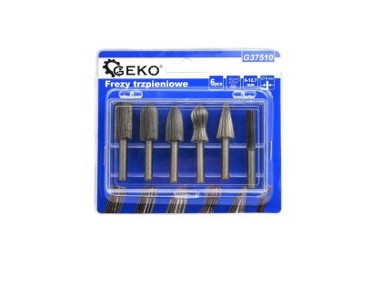 Комплект фрезери Geko G37510, 6 бр., 6-12, 7 мм