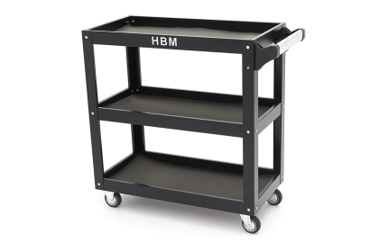Мобилна количка за инструменти HBM 9082, 78.5 х 35.5 х 76.5 см, с 3 рафта