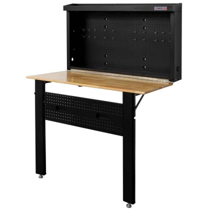 Работна маса Holzmann WB120FOLD, 135 кг, 1205 x 825 x 1620 мм, с 20 бр. куки