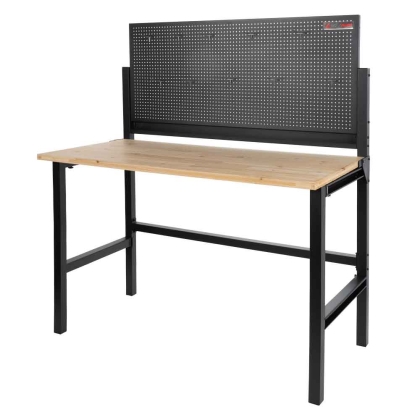 Сгъваема работна маса със стена за инструменти Holzmann WB142FOLD, 1197 х 600 х 25 мм, 150/10 кг