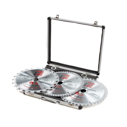 Комплект циркулярни дискове Holzmann KSB254SET, 24T, 42T, 60T, 254 мм, 30 мм, 3 бр.