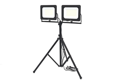 Електрически двоен прожектор със статив HBM H134489, LED, 2 x 200 W, 2 x 20500 lm