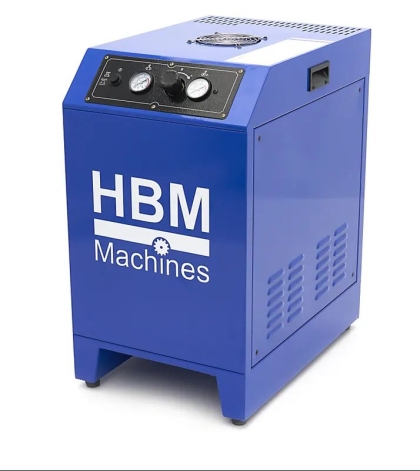 Електрически монофазен безмаслен индустриален компресор HBM 11179, 3000 W, 6 л, 8 бара, 480 л/мин