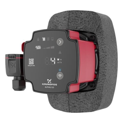 Електрическа циркулационна помпа Grundfos ALPHA2 GO 15-40 130 AUTOADAPT, 21 W, 2.7 м3/ч (93074228)