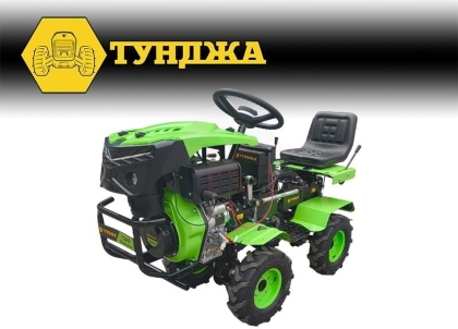 Дизелов четириколесен мотоблок Тунджа 200ДЕ, 12 к.с., с гуми 5х8 (061200)