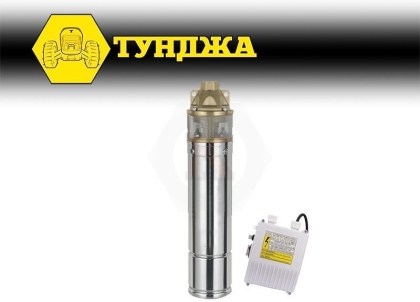 Електрическа потопяема сондажна помпа двойна турбина Тунджа ПВСТ-1100, 1100 W, 1" (9700341)