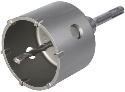 Боркорона за тухли и бетон Wolfcraft, SDS-Plus, 76х46 мм (5460000)