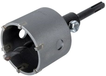 Боркорона за тухли и бетон Wolfcraft, SDS-Plus, 83х46 мм (5481000)