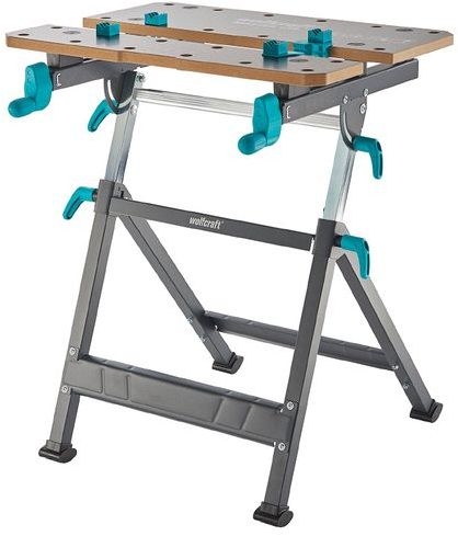 Многофункционална маса със стеги Wolfcraft Master 650 Ergo, 650x720x950 мм, 120 кг (6870000)