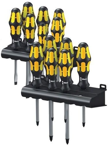 Комплект отвертки Wera Kraftform Plus 100 VDE Big Pack, PH/PZ/SB/TX, 13 бр. (05133285001)