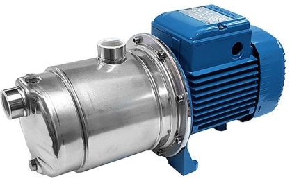 Самозасмукваща многостъпълна центтробежна помпа за чиста вода City Pumps Multijet 08/100M, 600 W, 0.3-7.2 м3/ч, 35.5-5 м, 1 ", 9 м (43PJ10I3A1I)