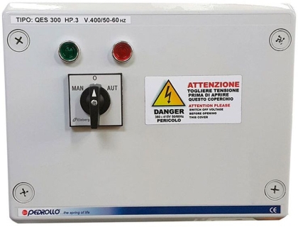 Табло за управление на помпи една дренажна City Pumps CB 300S, трифазно 2200 W, 3 к.с., 6.5 A, 2200 W, 3 к.с. (532QES300AI)
