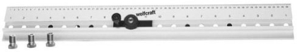 Маркиращ шаблон за отвори по размери Wolfcraft, ф5-10 мм (4650000)