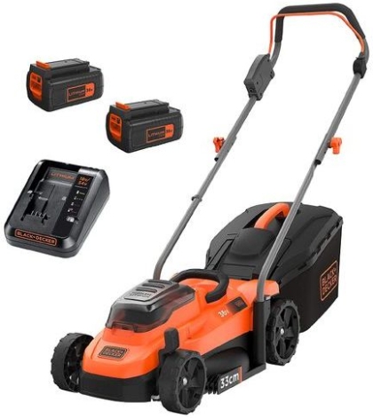 Акумулаторна косачка Black & Decker BCMW3336L2, 36 V, 2.5 Ah, 330 мм, 700 м2