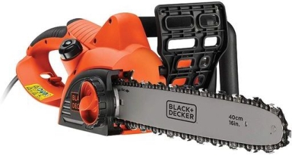 Електрически верижен трион Black & Decker CS2040, 2000 W, 40 см, 3/8 ", 1.3 мм, 57 звена