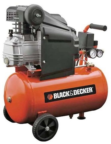Бензинов компресор Black & Decker BD205/24, 2 к.с., 24 л, 210 л/мин, 8 бар