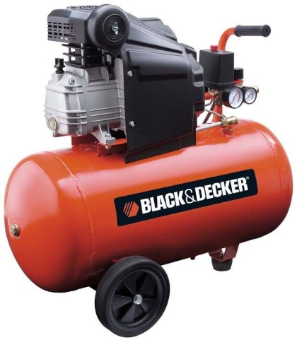 Бензинов компресор Black & Decker BD205/50, 2 к.с., 50 л, 210 л/мин, 8 бар