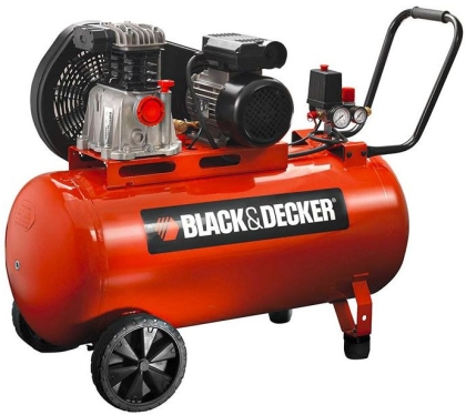 Бензинов компресор с ремъчна предавка Black & Decker BD220-100-2M, 2 к.с., 100 л, 220 л/мин, 10 бар