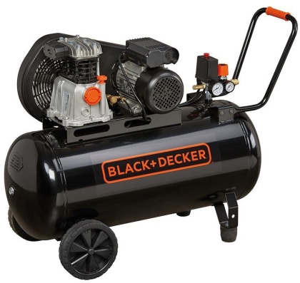 Бензинов компресор с ремъчна предавка Black & Decker BD 320/100-3M, 3 к.с., 100 л, 320 л/мин, 10 бар