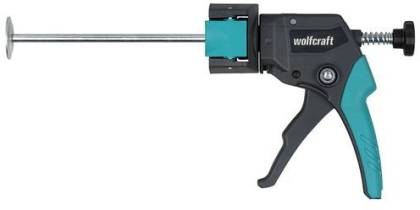 Пистолет за силикон, лепила и уплътнители за картуш Wolfcraft MG 310 Compact, 0.31 л (4357000)