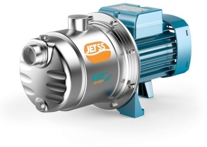 Електрическа самозасмукваща помпа за чиста вода City Pumps JET 05M SS, 370 W, 0.3-3.6 м3/ч, 32-10 м, 1 ", 9 м (46JCN1C0A1I)