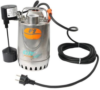 Електрическа потопяема дренажна помпа за чиста или леко замърсена вода City Pumps F1/50M-MF, 370 W, 1.2-13.2 м3/ч, 9.5-2 м, 1 1/4 " (48TXPG12A1)