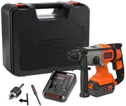 Акумулаторен перфоратор Black & Decker BCD900M1K, SDS-Plus, 18 V, 4 Ah, 1.2 J