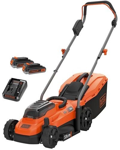 Акумулаторна косачка Black & Decker BCMW3318L2, 2x18 V, 2.5 Ah, 330 мм, 300 м2