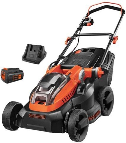 Акумулаторна косачка Black & Decker CLM3820L1, 36 V, 2 Ah, 380 мм, 250 м2, без батерии и зарядно устройство