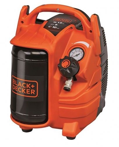Електрически безмаслен компресор Black & Decker BD195/6-MY, 1.5 к.с., 5 л, 180 л/мин, 8 бар