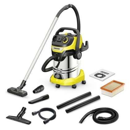 Акумулаторна прахосмукачка за сухо и мокро почистване Karcher WD 6 P S V-30/8/22/T Renovation, 1300 W, 30 л