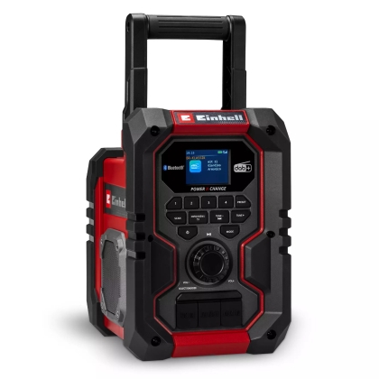 Акумулаторно радио Einhell TE-CR 18 Li DAB+/FM/BT, 18 V, 10 W, без батерии и зарядно устройство (3407995)