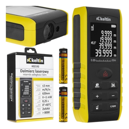 Лазерна ролетка Geko Keltin K02192, 50 м