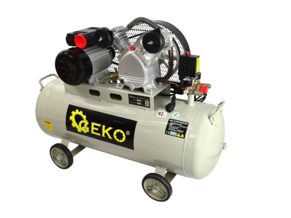 Бензинов монофазен бутален компресор тип V Geko G80302, 1500 W, 390 л/мин, 8 бара, 100 л