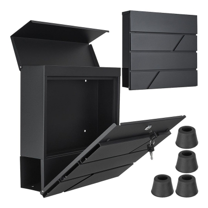 Пощенска кутия Geko G10922, 36.7x37x10 см, антрацит