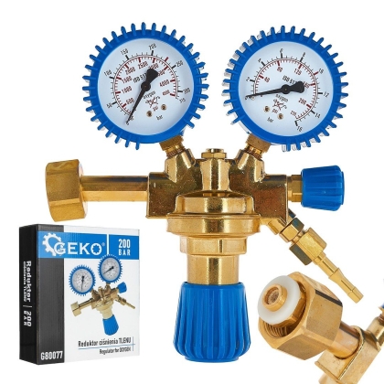 Редуцир вентил за кислород Geko G80077, 200 бара, 30 м3/час, 3/4"