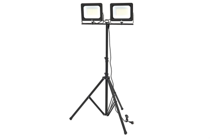 Електрически двоен прожектор със статив HBM H134488, LED, 2x150 W, 2x15500 lm,5000 K
