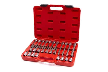 Комплект къси и дълги вложки шестограми Torx HBM 3606, 1/2", 26 бр.