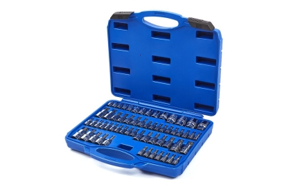 Комплект ударни битове и вложки HBM 6740, TORX, 60 бр.