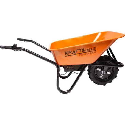 Акумулаторна строителна количка Kraft&Dele KD3125, 24 V, 12 Ah, 150 кг, 80 л