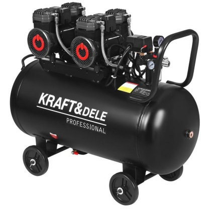 Електрически безмаслен компресор Kraft&Dele KD4083, 2x2200 W, 8 бара, 100 л