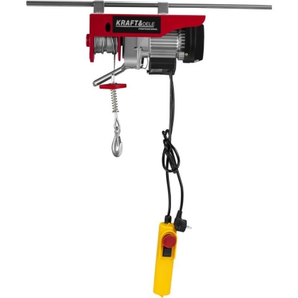Електрически телфер Kraft&Dele KD2190, 650 W, 150/300 кг, 12/6 м
