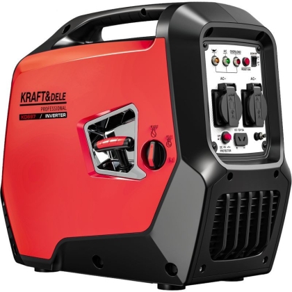 Бензинов инверторен монофазен генератор Kraft&Dele KD697, 2500 W, 4 л