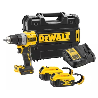 Акумулаторен винтоверт DeWALT DCD800P2LRT, 18 V, 5 Ah, 90 Nm, 1.5-13 мм