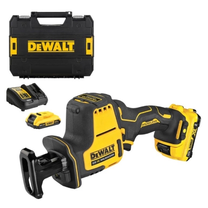 Акумулаторен саблен трион DeWALT DCS312D2, 12 V, 2 Ah, 0-2800 хода/мин