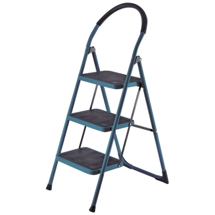 Метална стълба Bormann Pro BHL6013, 2+1, 150 кг (077398)