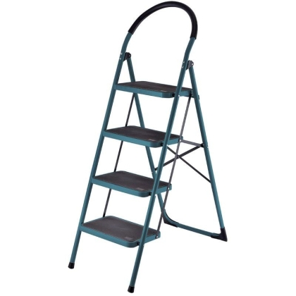 Метална стълба Bormann Pro BHL6014, 3+1, 150 кг (077404)